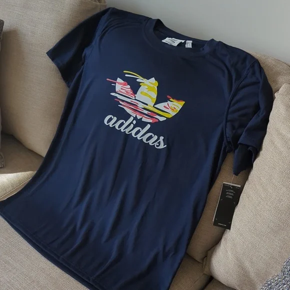 Adidas Originals Drip Trefoil Tee - Picture 2 of 7